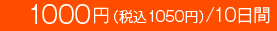 1000�~�i�ō�1050�~�j�^10����