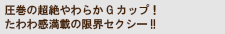 �����̒�����炩G�J�b�v�I ����튴���ڂ̌��E�Z�N�V�[!!